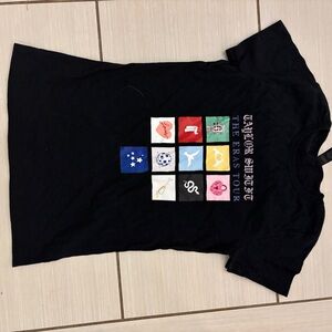 Gildan Black Kids T-Shirt with Colorful Graphic